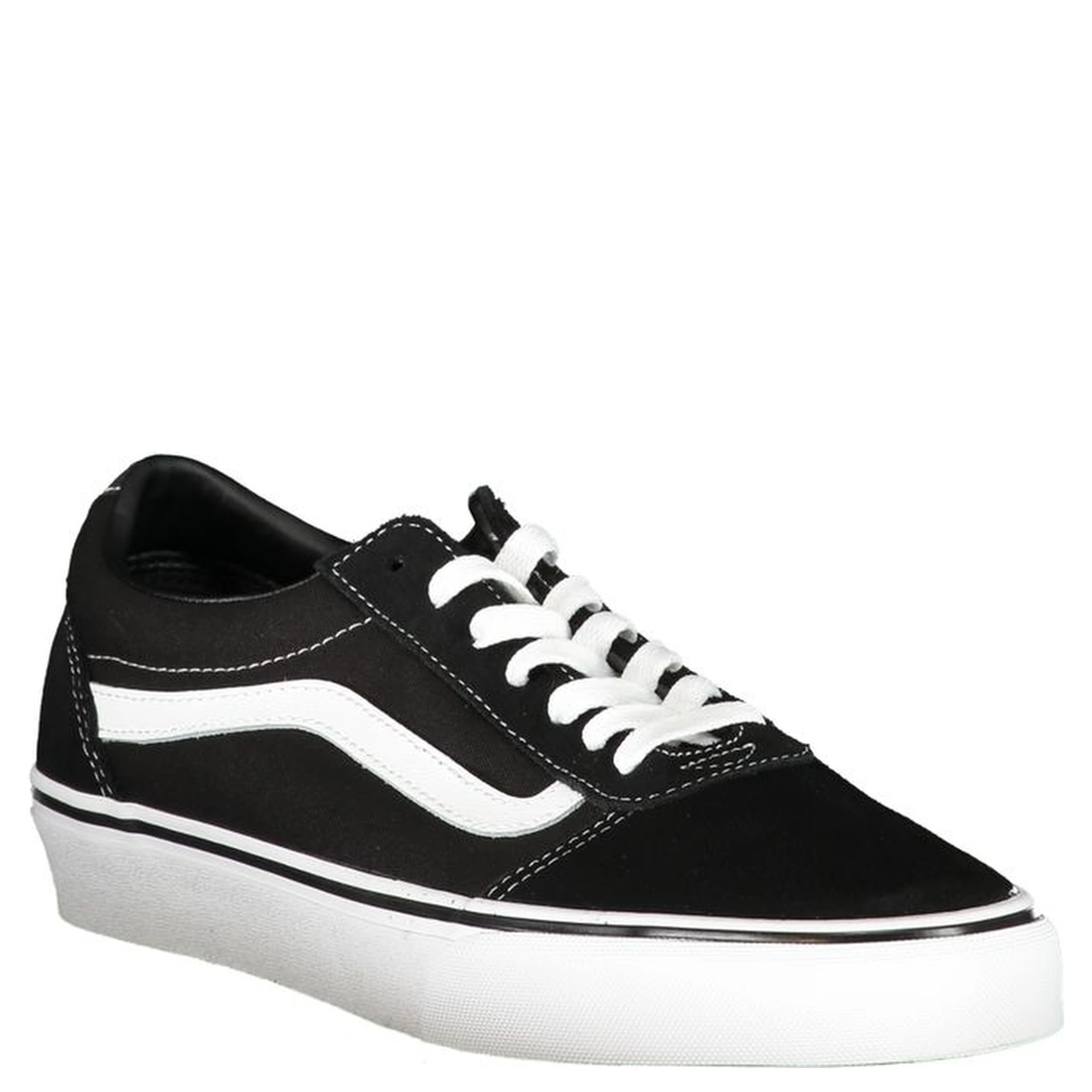 Black Polyester Sneaker