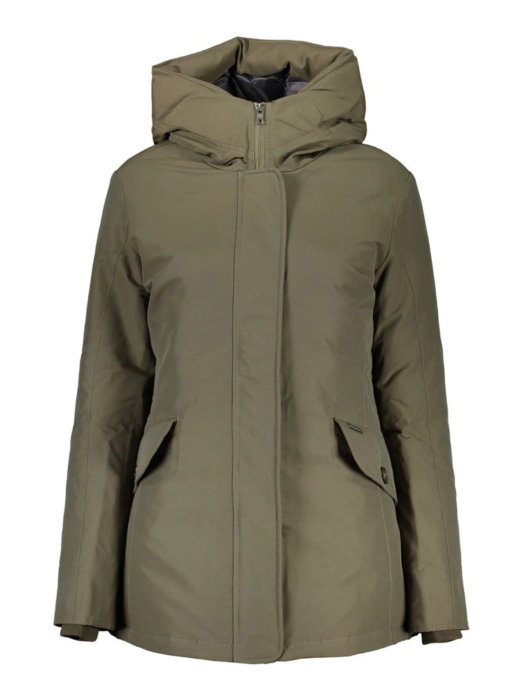 Green Cotton Jackets & Coat