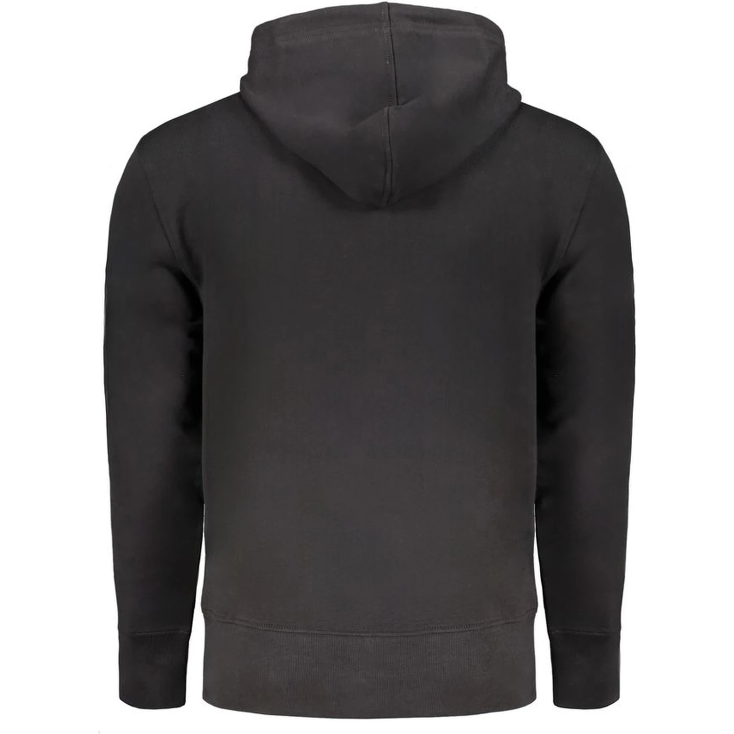 Men's black zip-up hoodie