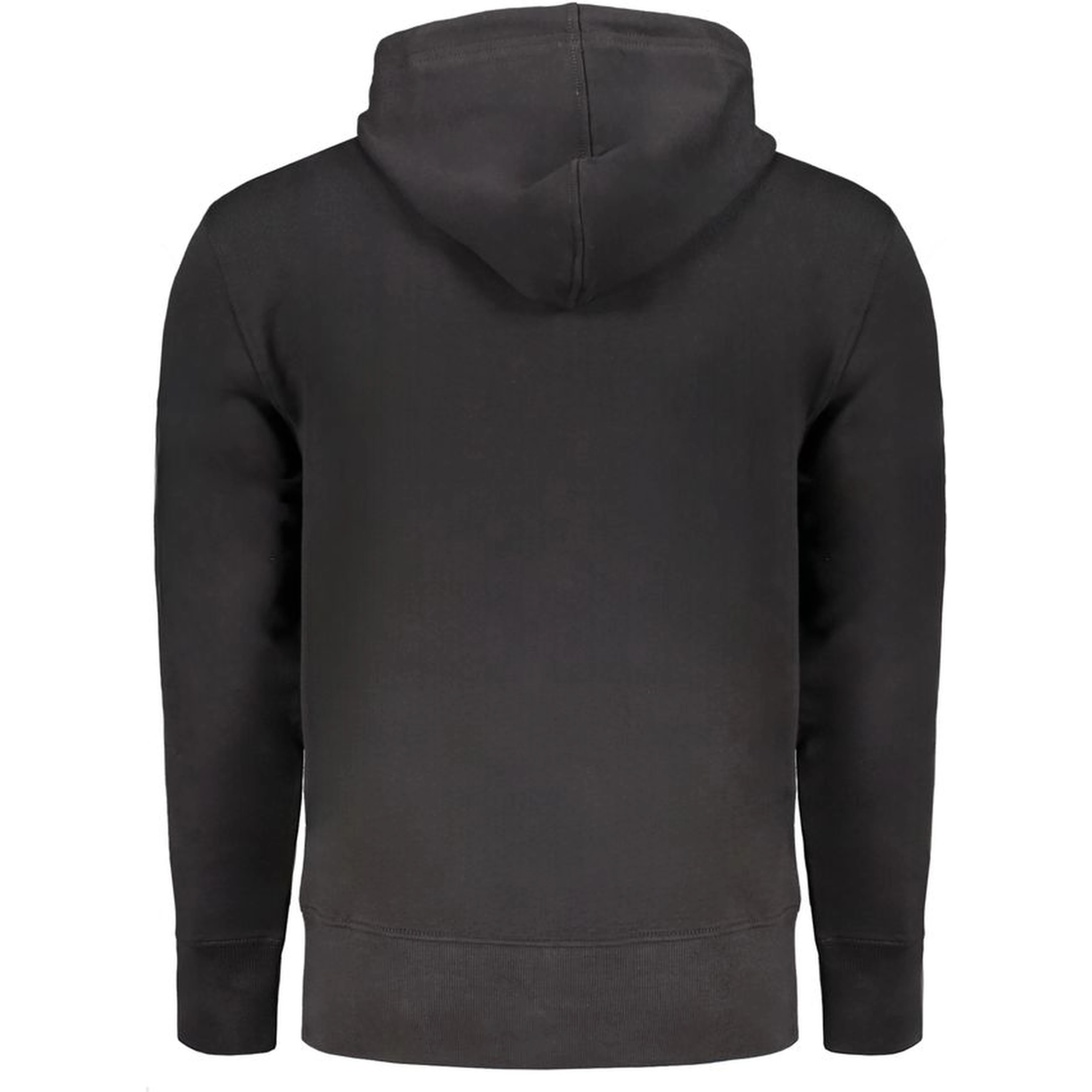 Men's black zip-up hoodie