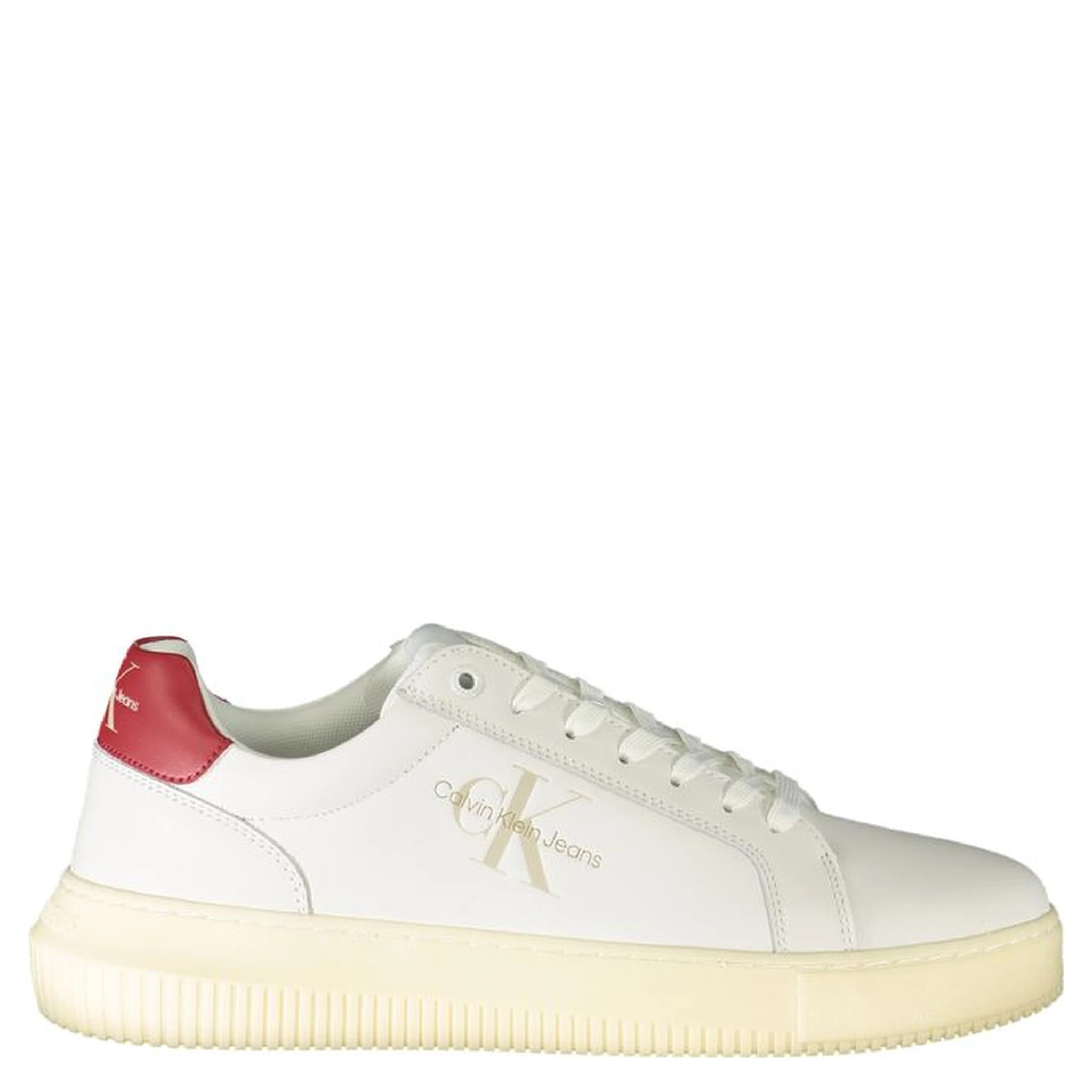 White Polyester Sneaker