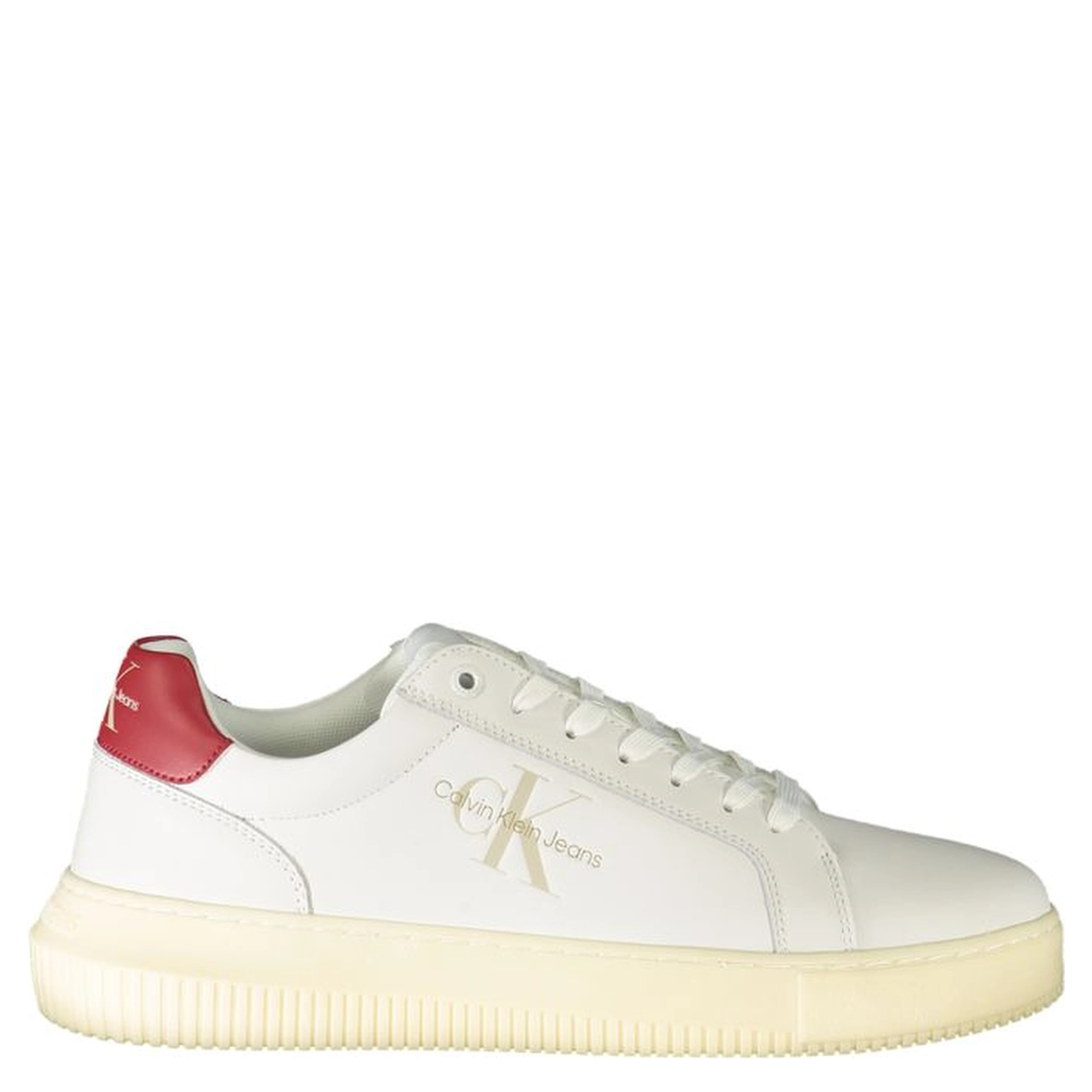White Polyester Sneaker