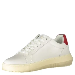 White Polyester Sneaker