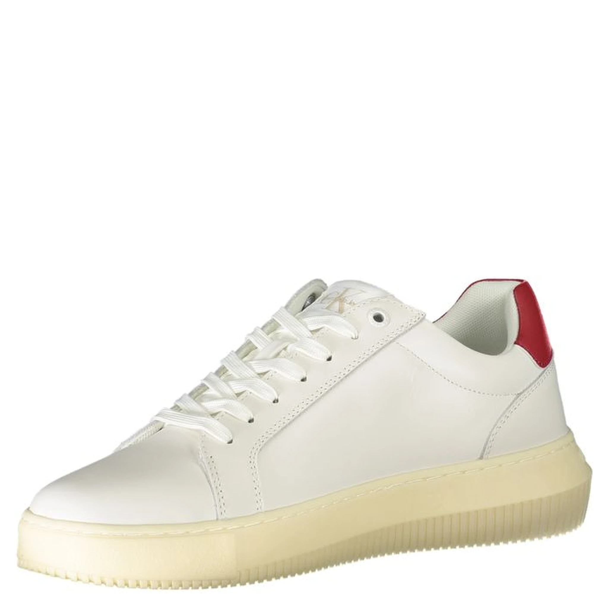 White Polyester Sneaker