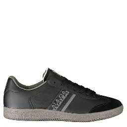 Black Polyester Sneaker
