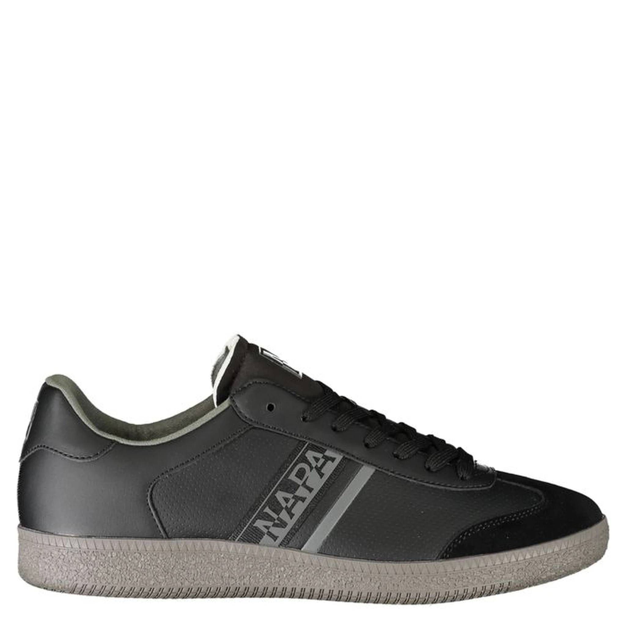 Black Polyester Sneaker