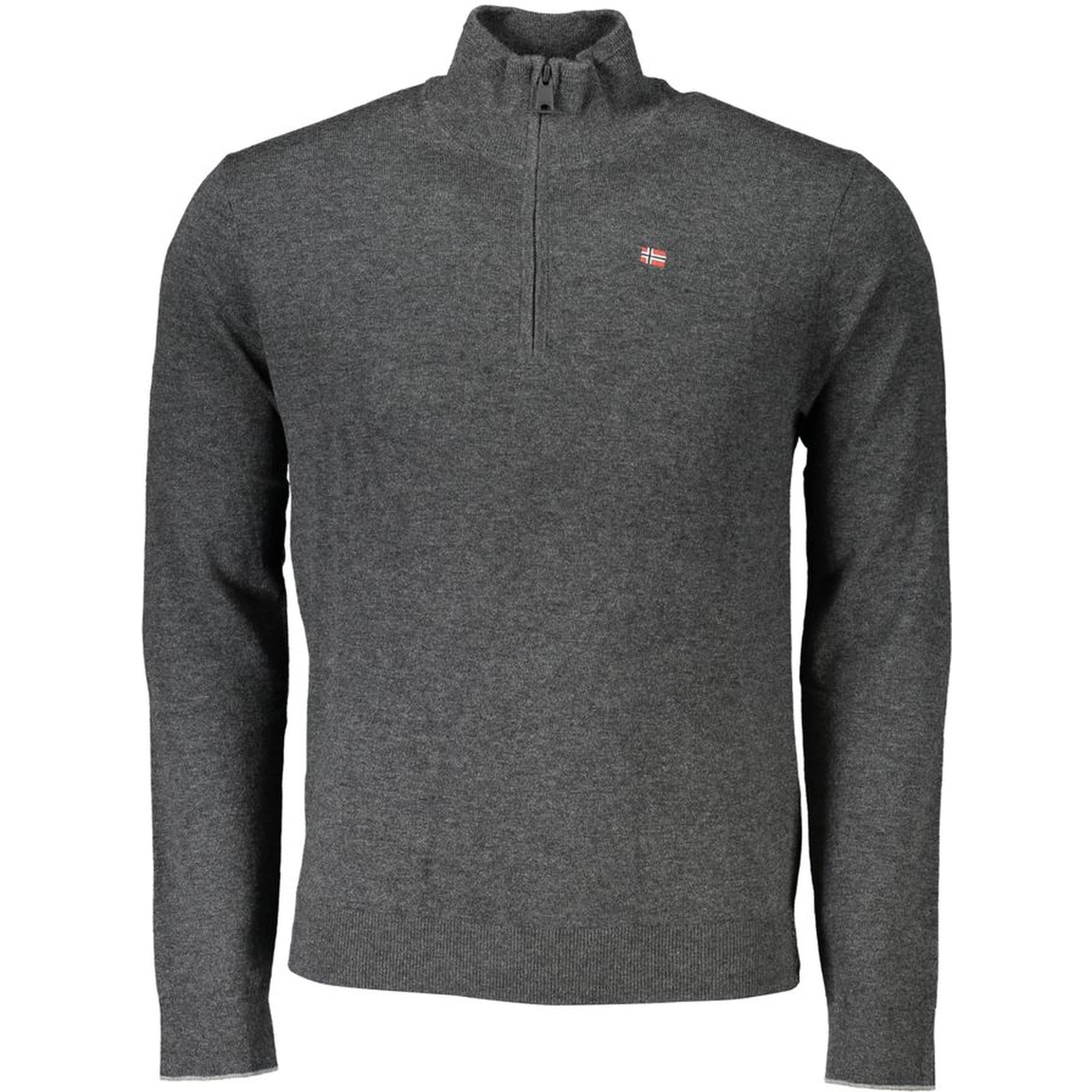 Gray Fabric Sweater