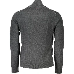 Gray Fabric Sweater