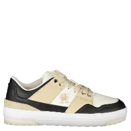 White Polyester Sneaker