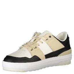White Polyester Sneaker