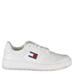 White Polyester Sneaker