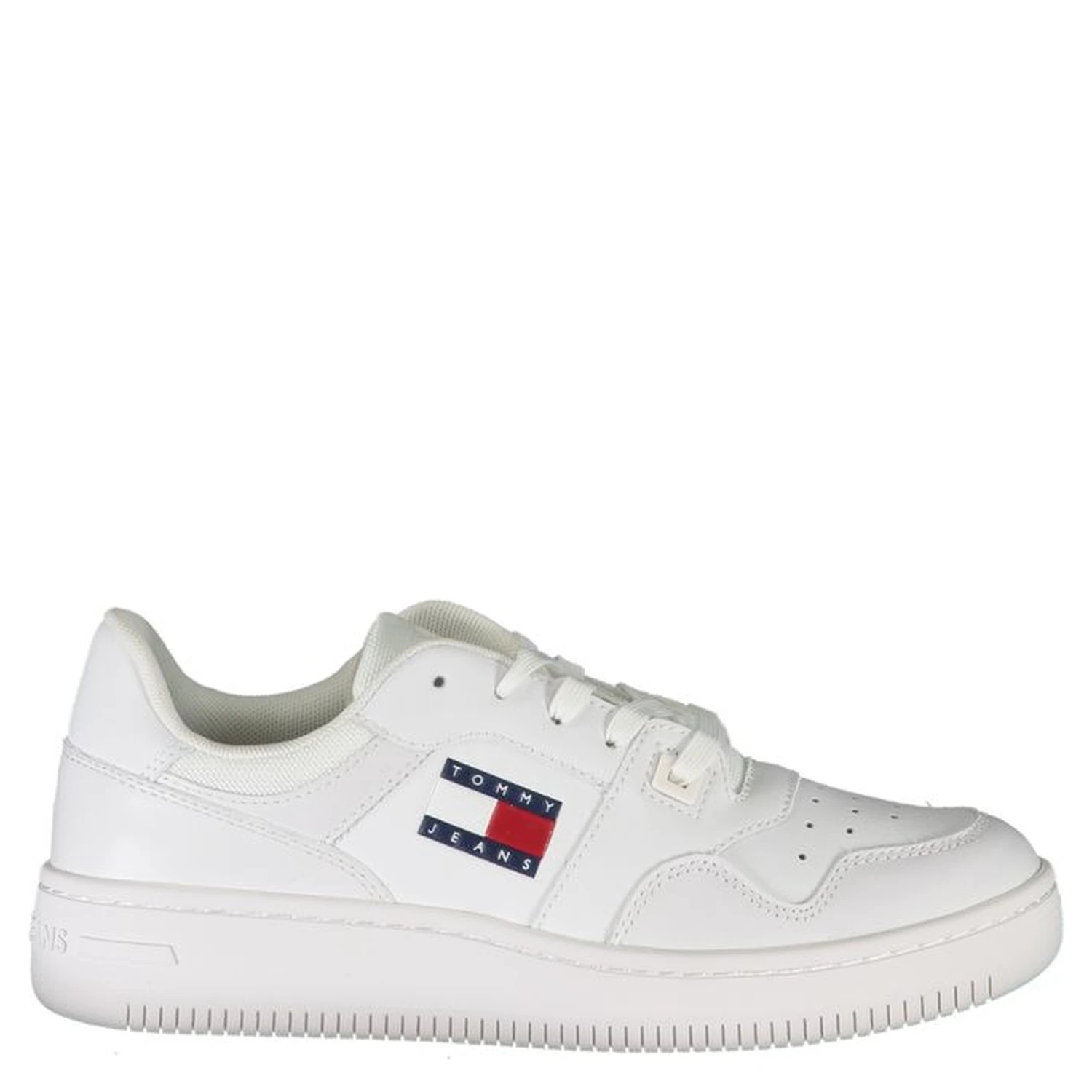 White Polyester Sneaker