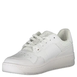 White Polyester Sneaker