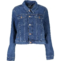 Blue Cotton Jackets & Coat