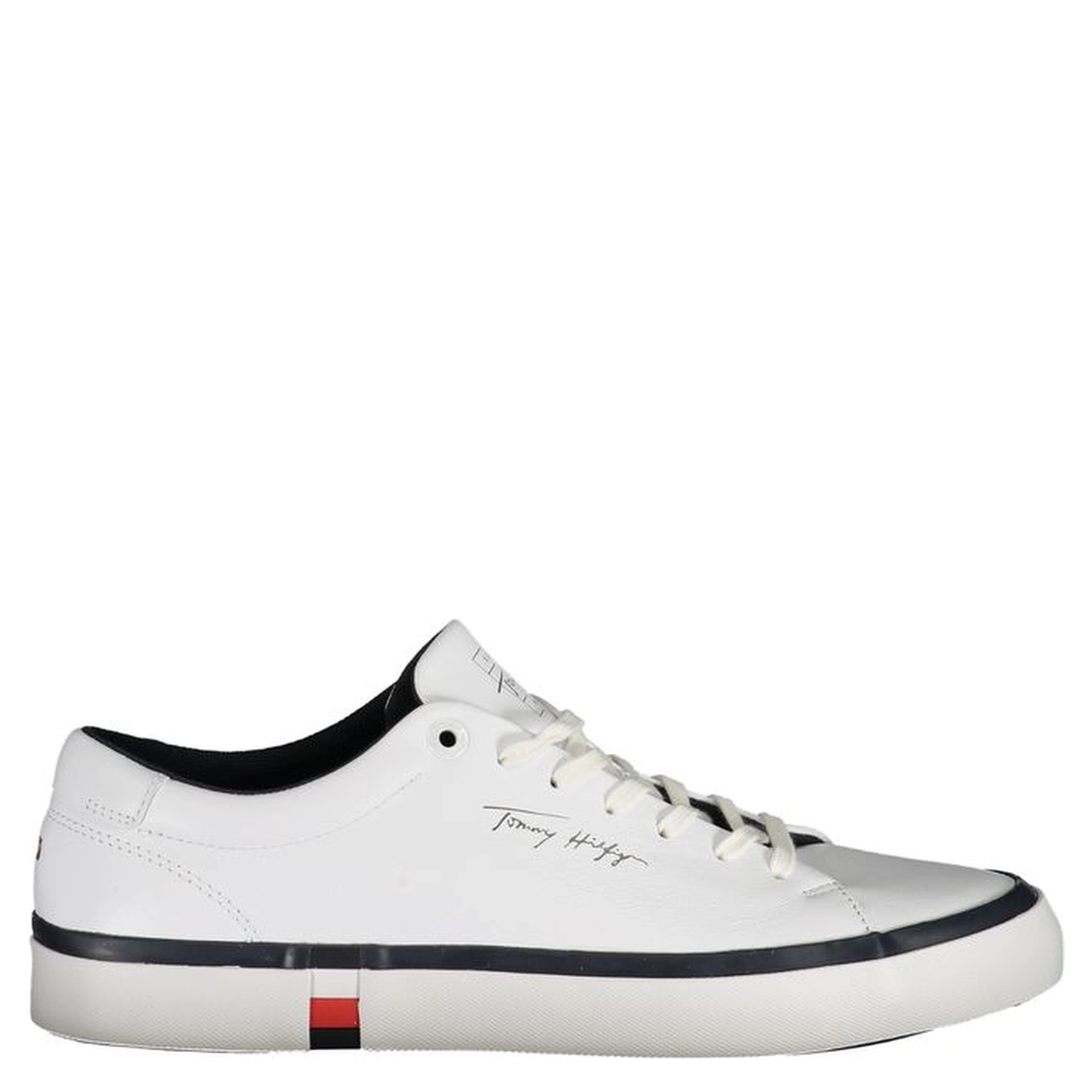 White Polyester Sneaker