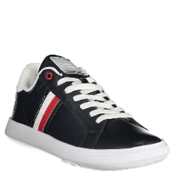 Blue Polyester Sneaker