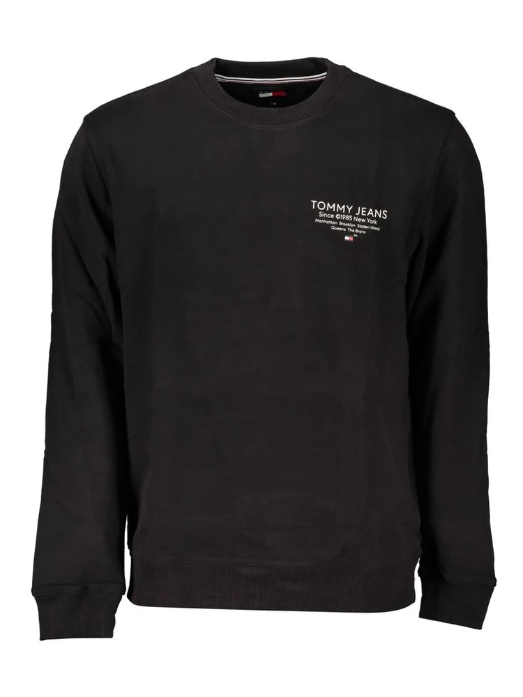 Black Cotton Sweatshirt