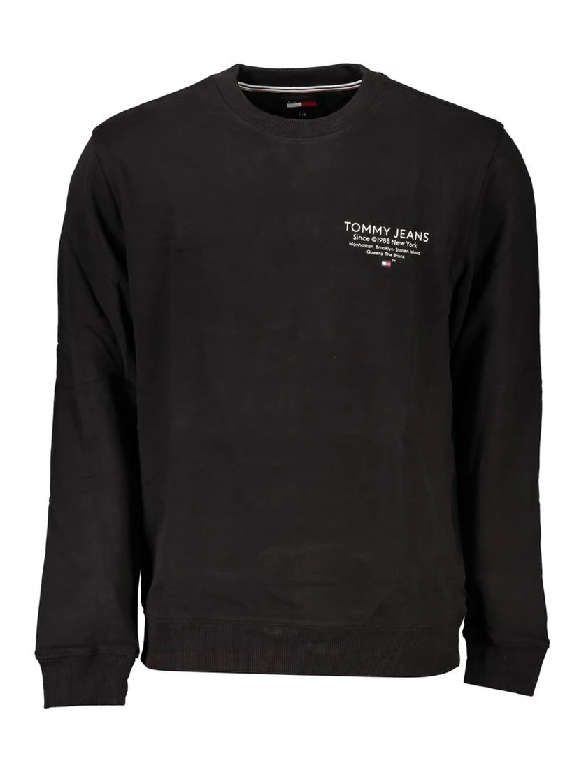 Black Cotton Sweatshirt