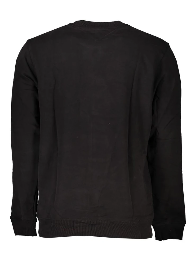 Black Cotton Sweatshirt