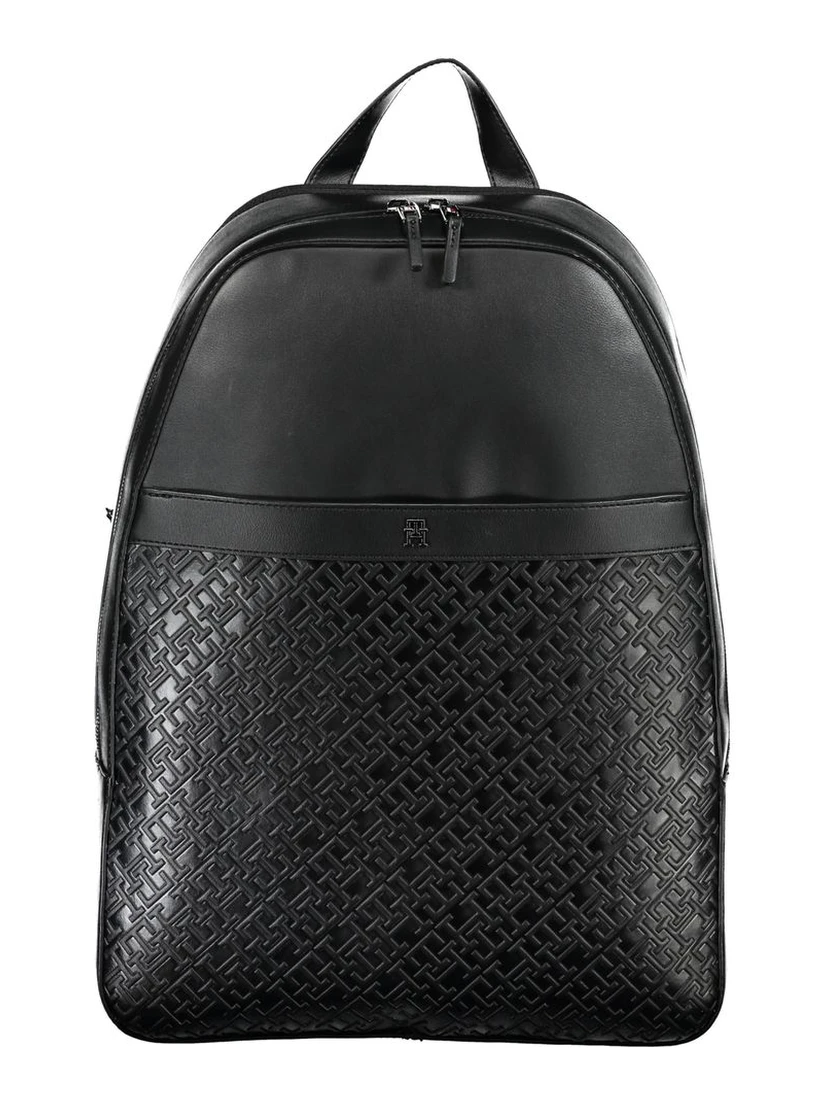 Black Polyethylene Backpack