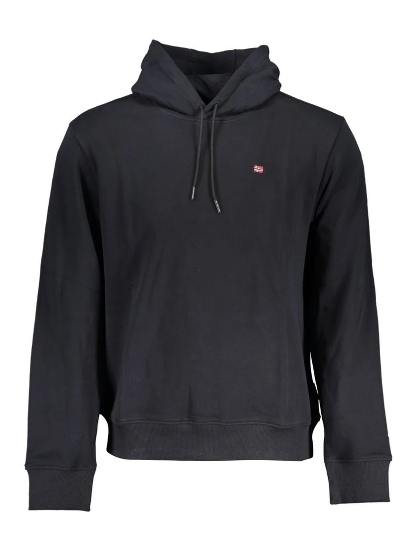 Black Cotton Sweatshirt