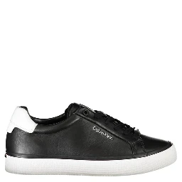 Black Polyester Sneaker