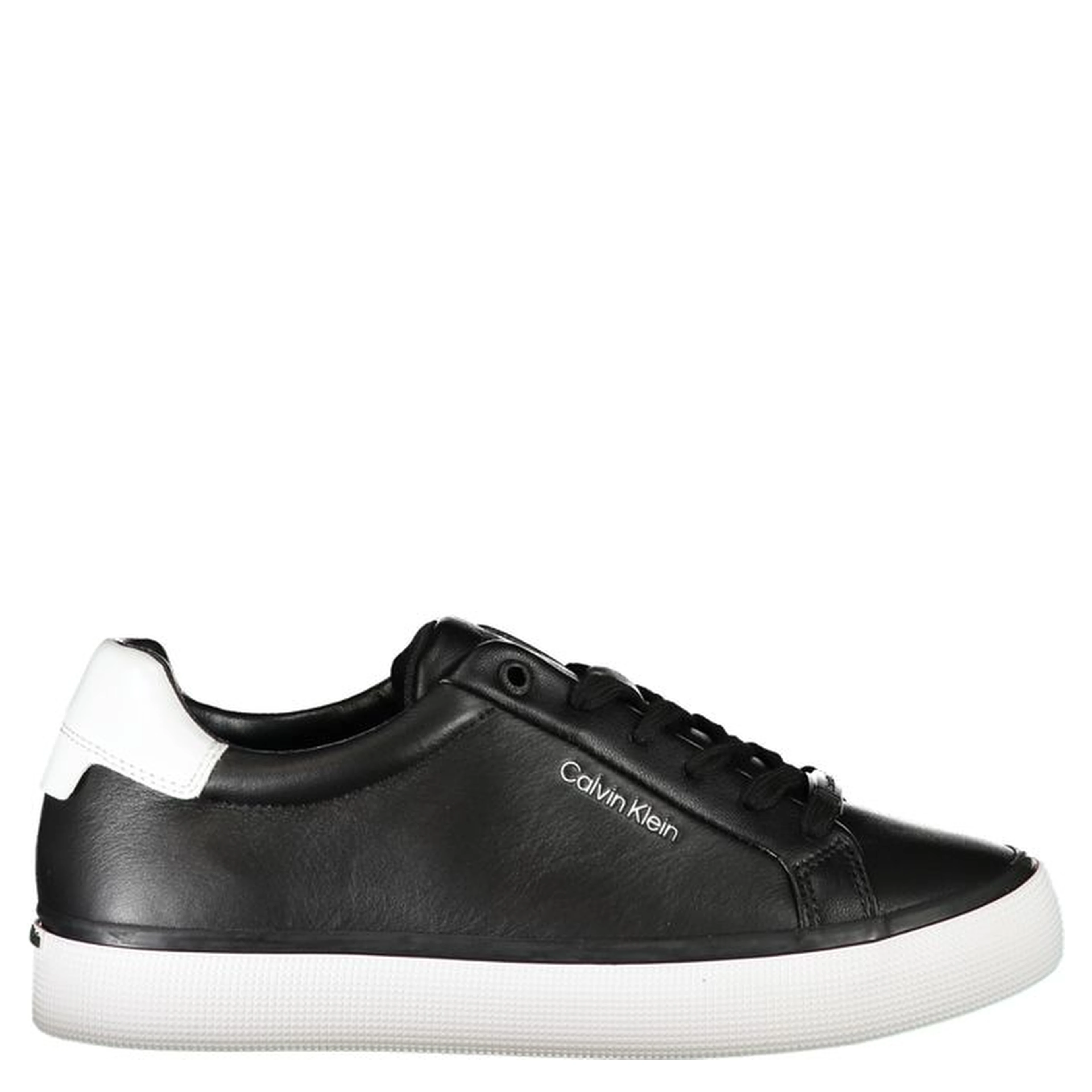 Black Polyester Sneaker