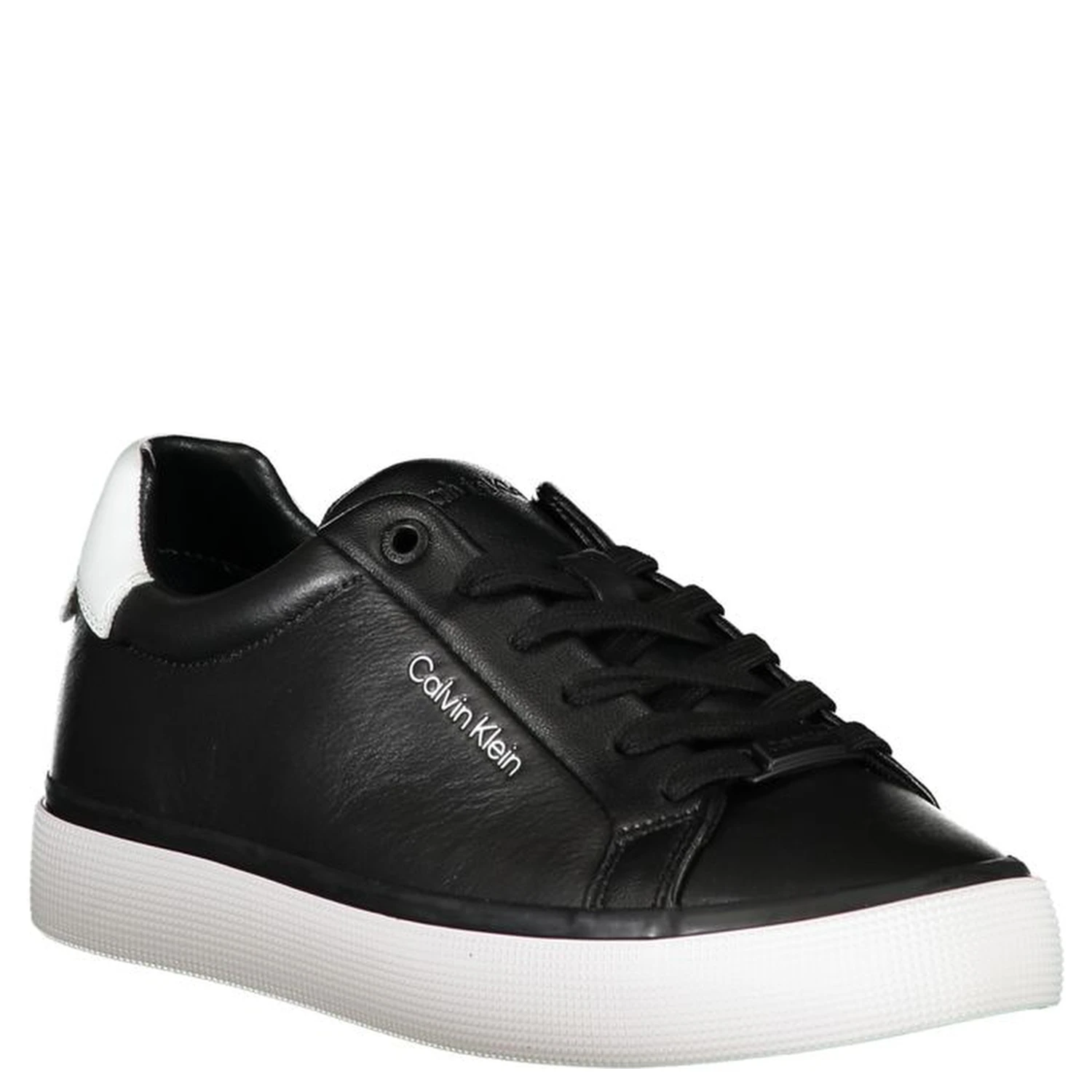 Black Polyester Sneaker