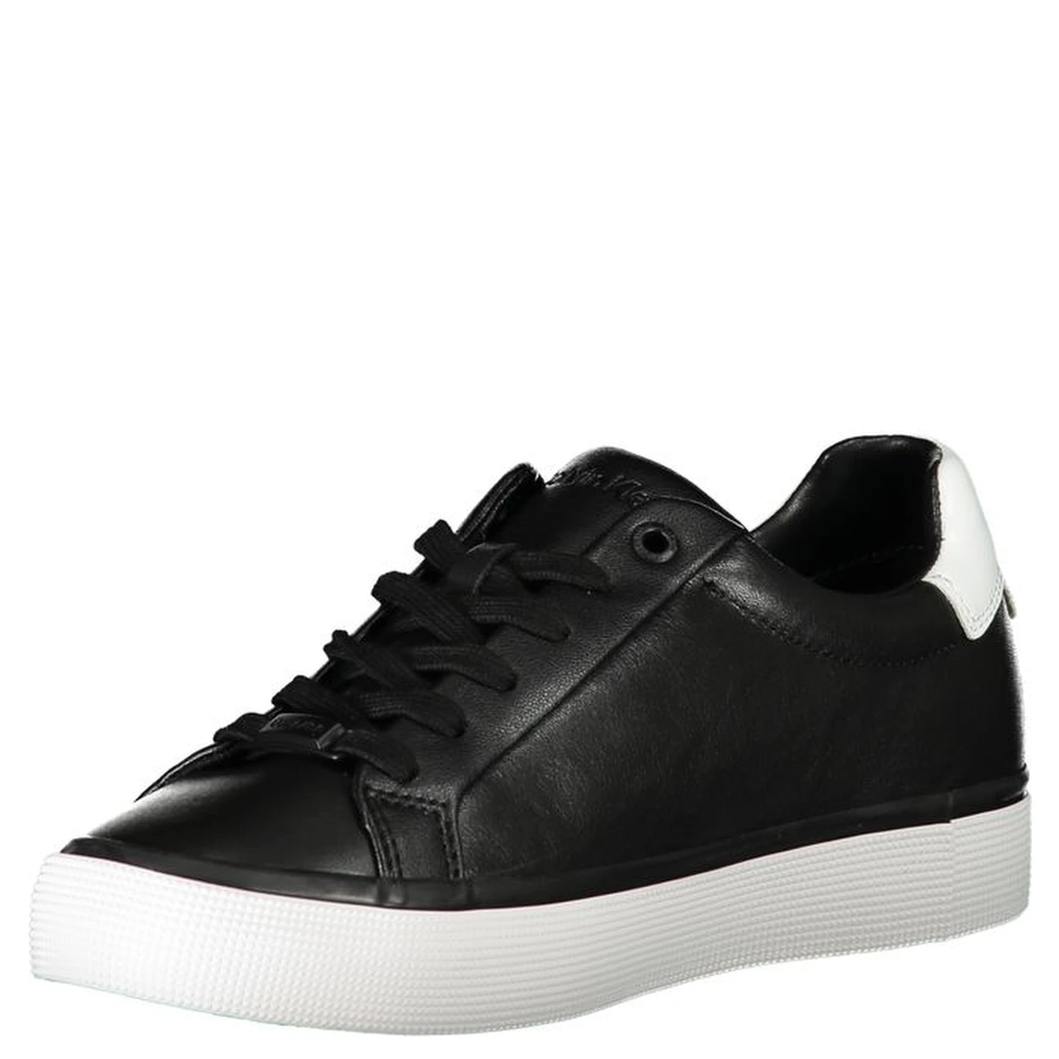 Black Polyester Sneaker