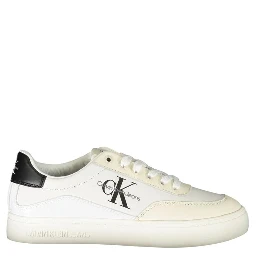 White Polyester Sneaker