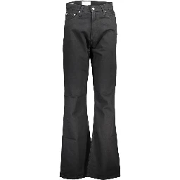 Black Cotton Jeans Denim