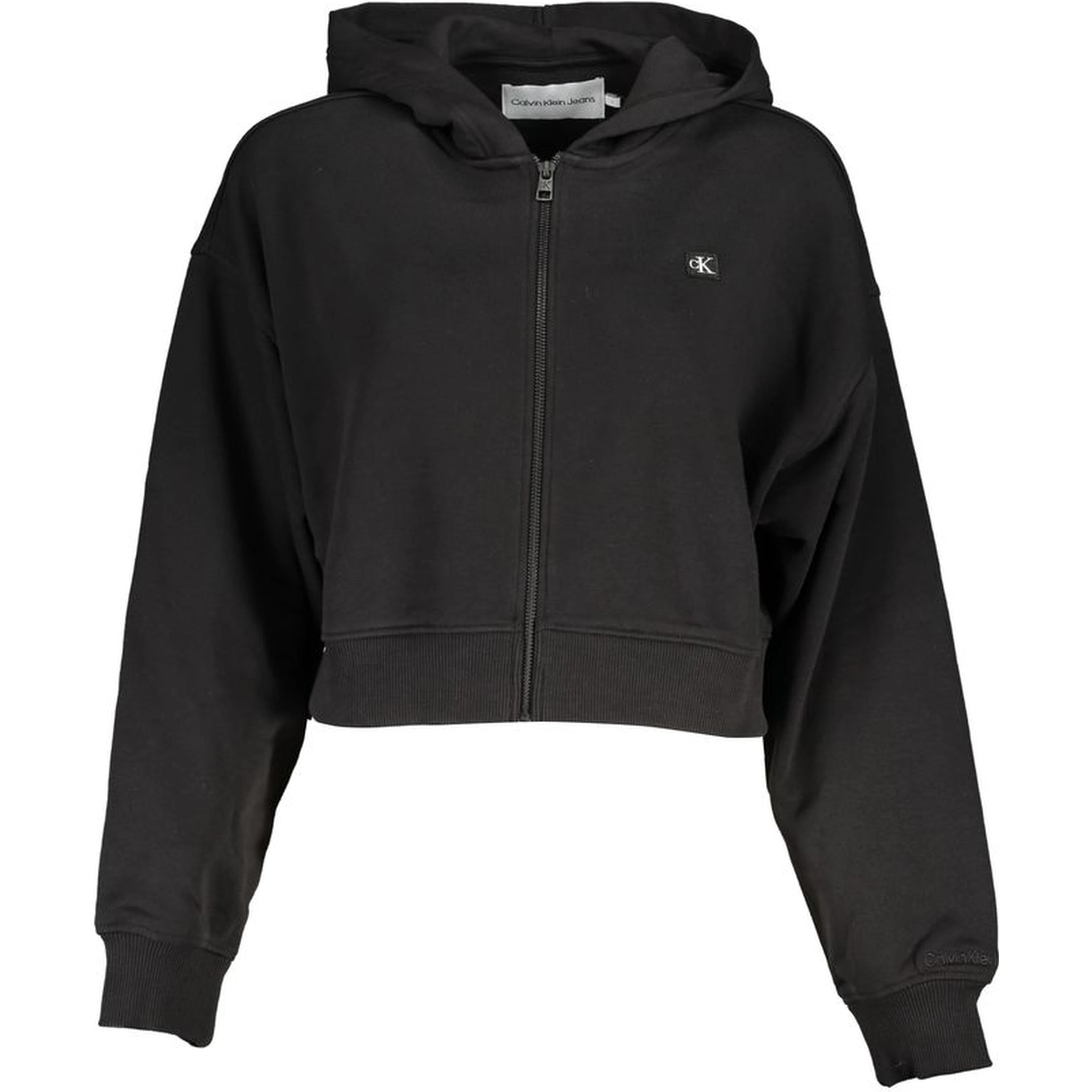Black Cotton Sweatshirt