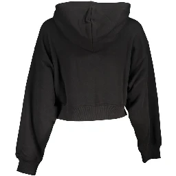 Black Cotton Sweatshirt
