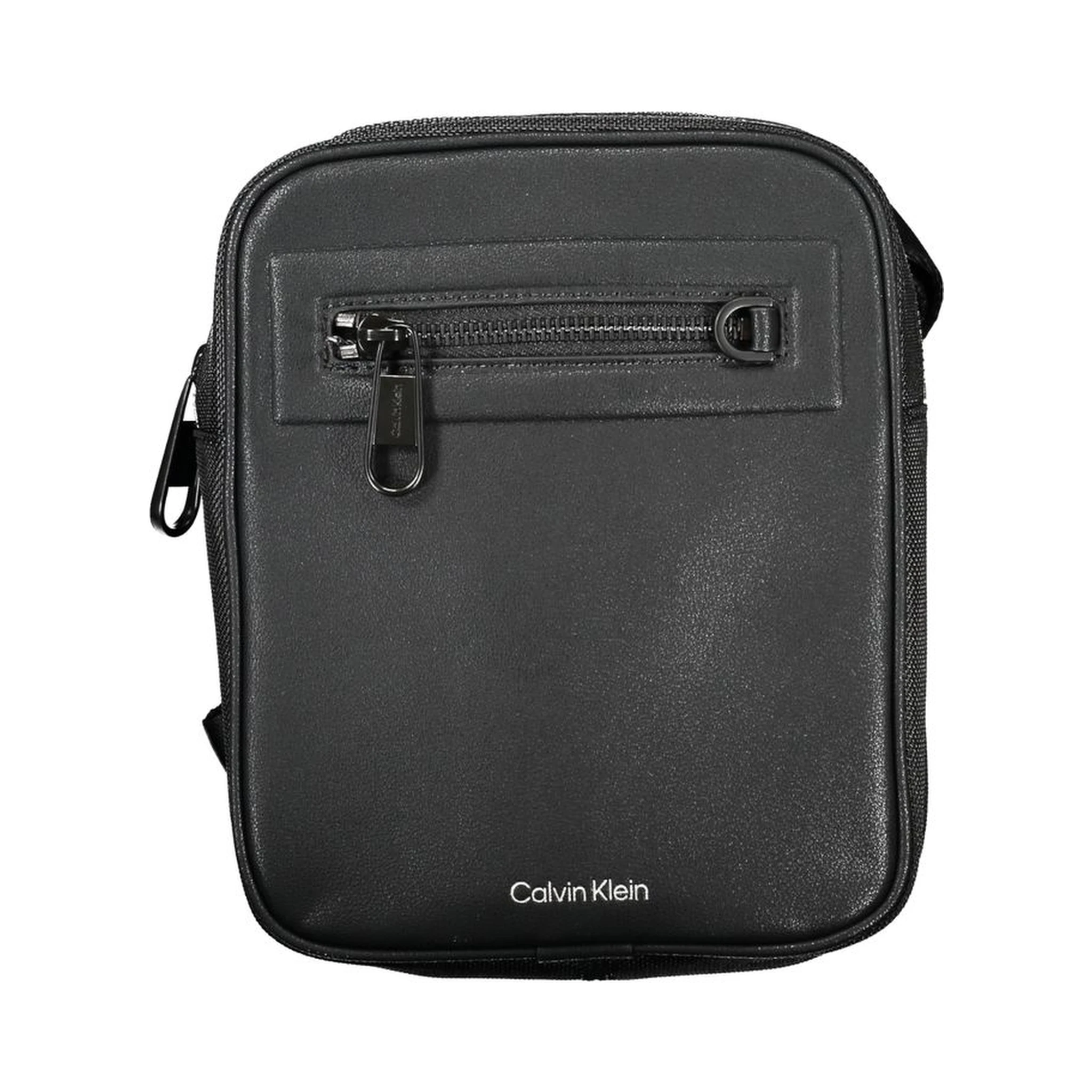 Black Polyester Shoulder Bag