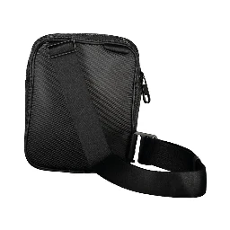 Black Polyester Shoulder Bag