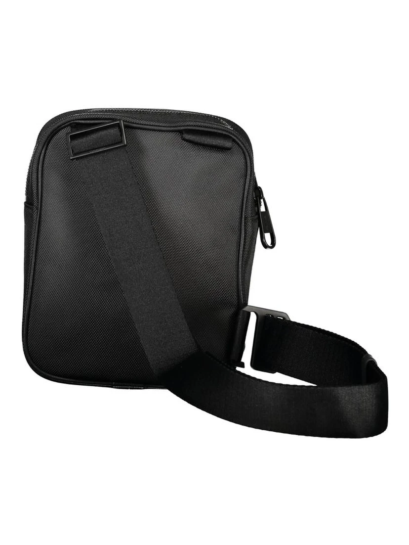 Black Polyester Shoulder Bag