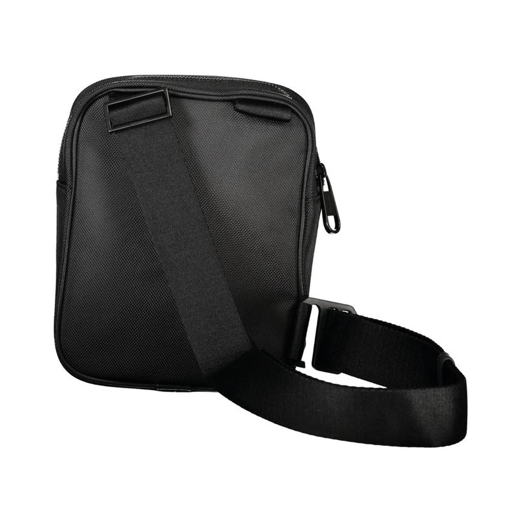 Black Polyester Shoulder Bag