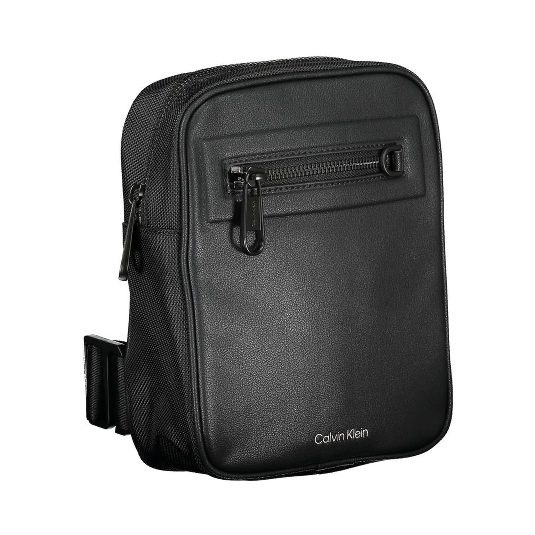 Black Polyester Shoulder Bag