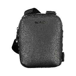 Black Polyester Shoulder Bag