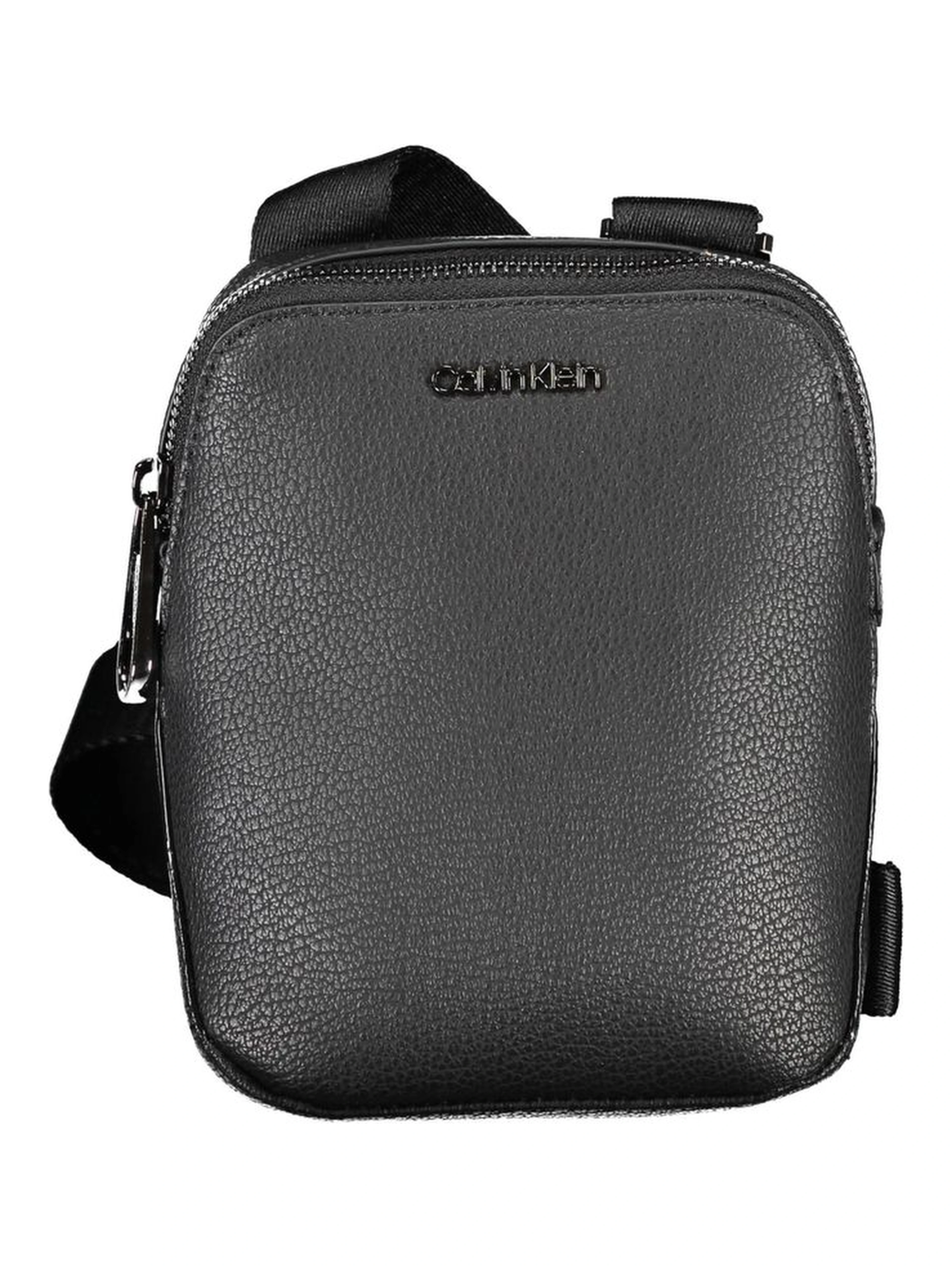 Black Polyester Shoulder Bag