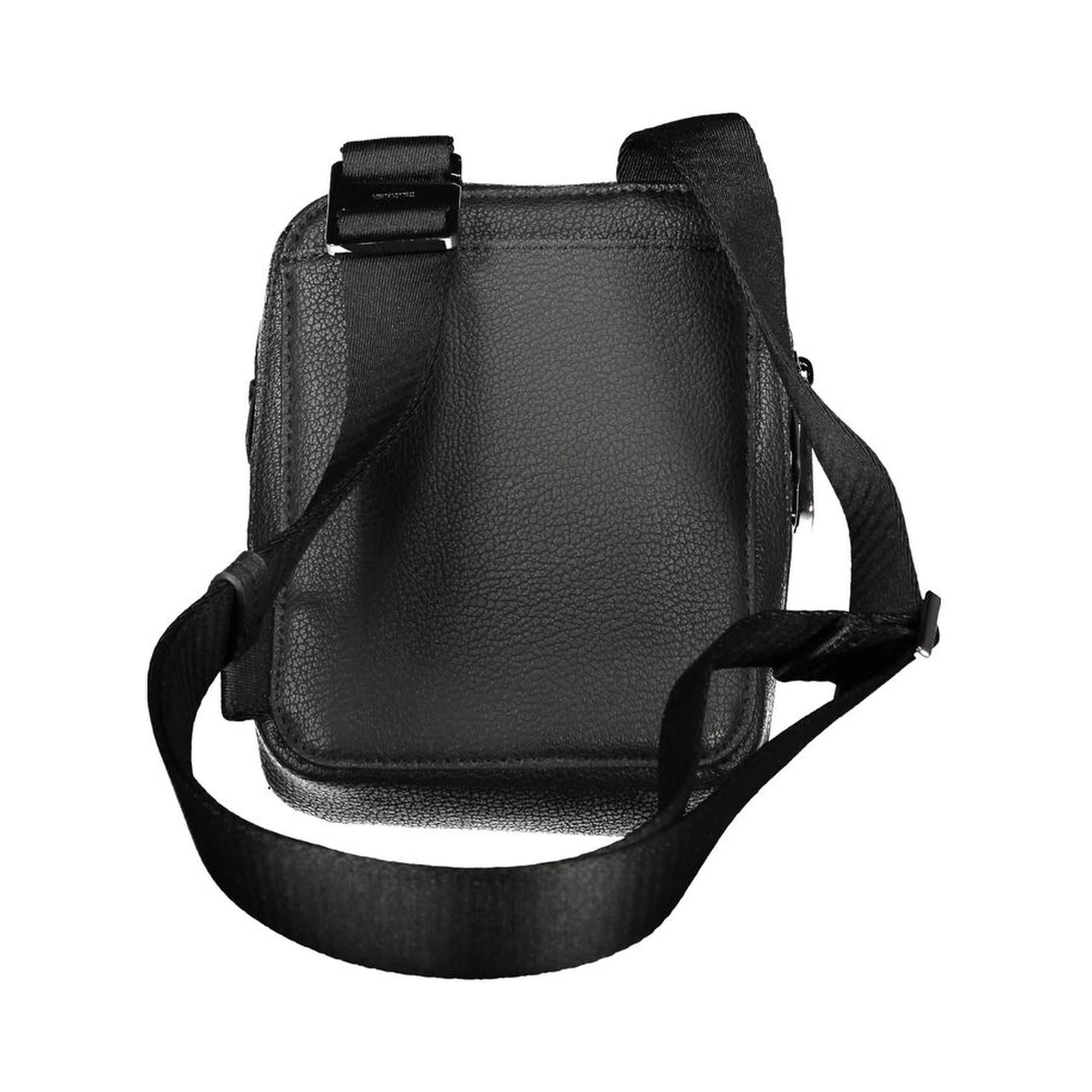 Black Polyester Shoulder Bag