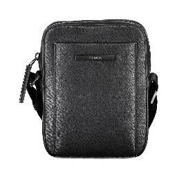 Black Polyester Shoulder Bag