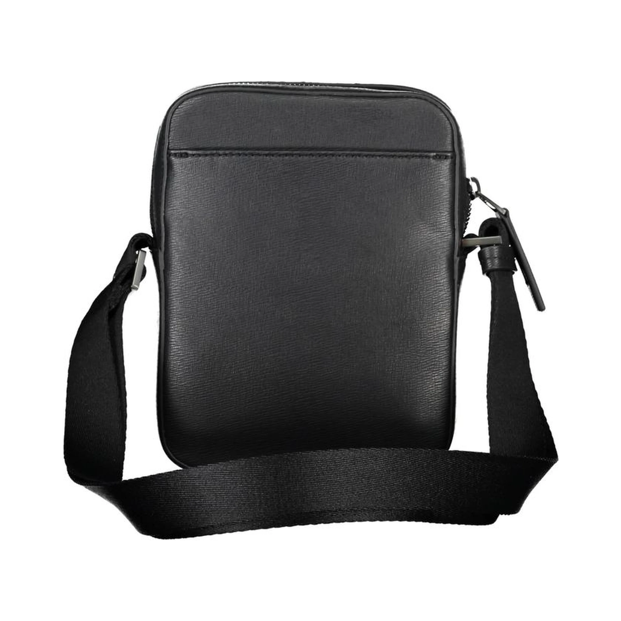 Black Polyester Shoulder Bag
