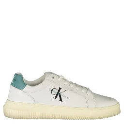 White Polyester Sneaker