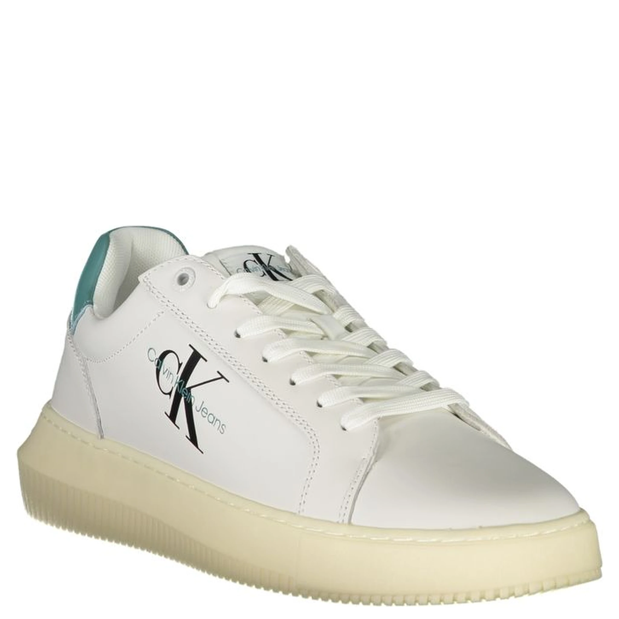 White Polyester Sneaker