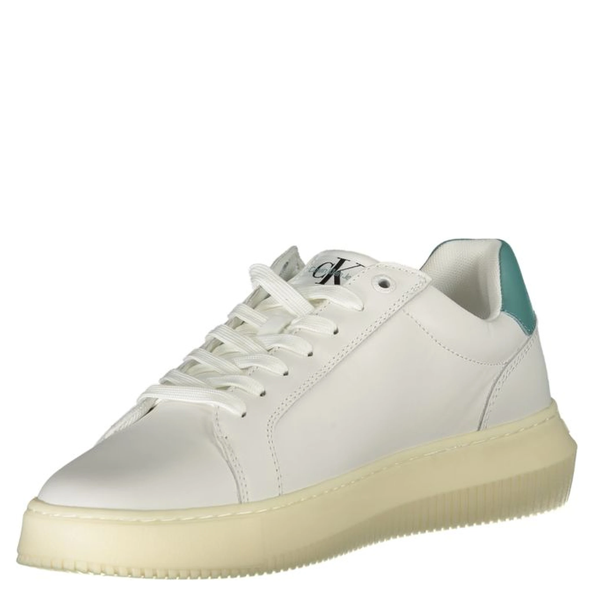 White Polyester Sneaker