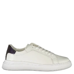 White Polyester Sneaker