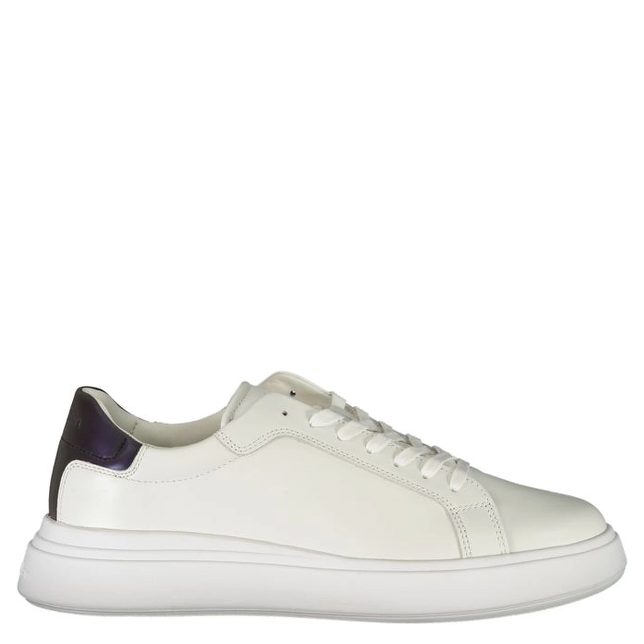 White Polyester Sneaker