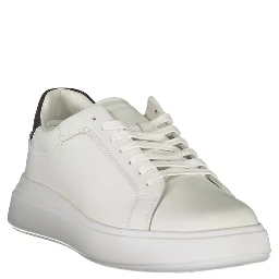 White Polyester Sneaker