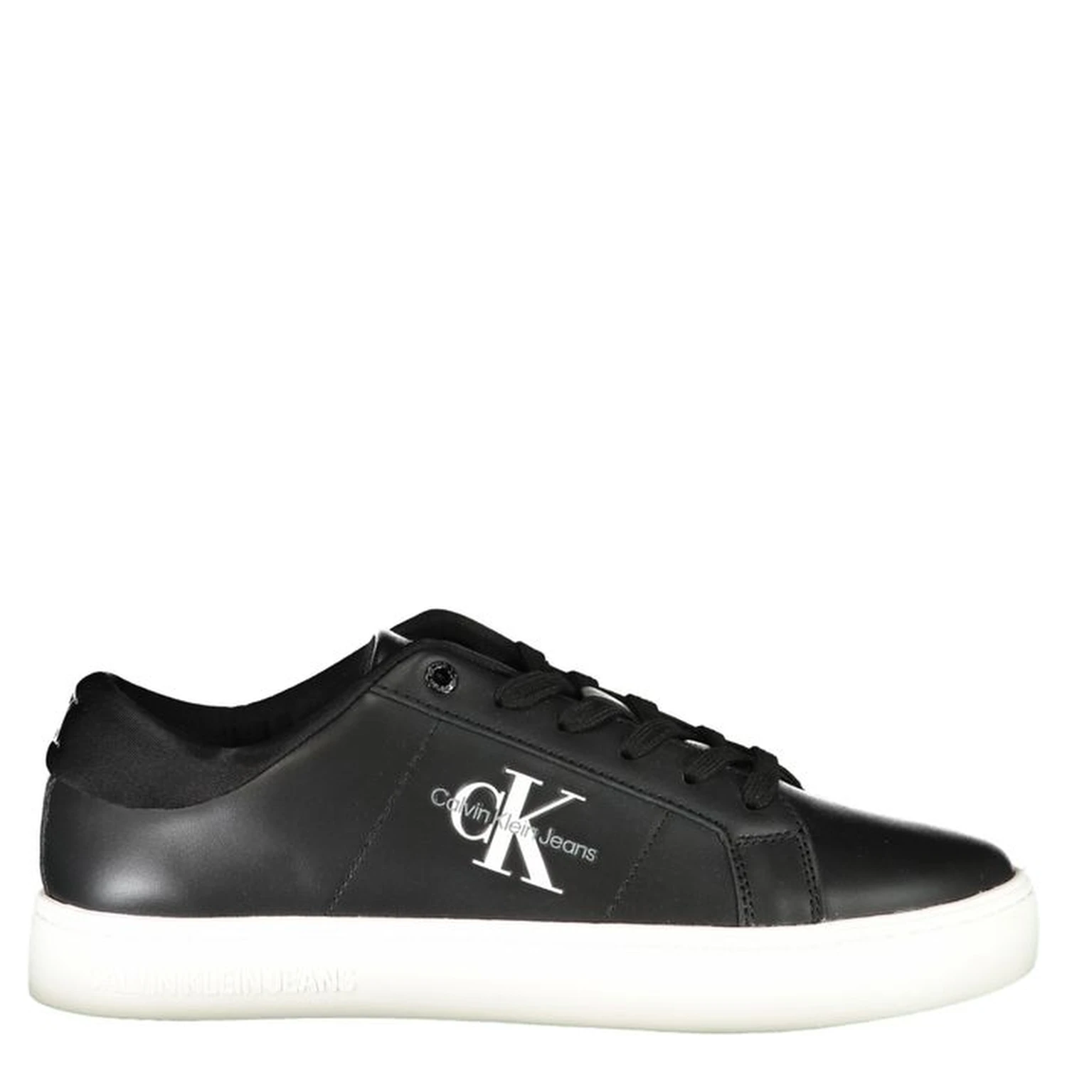 Black Polyester Sneaker